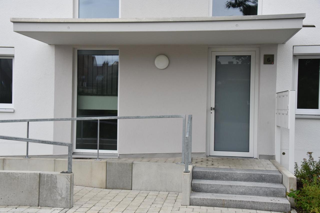 Antike & Modern Deluxe 2 Mit Terrasse Lägenhet Leipheim Exteriör bild