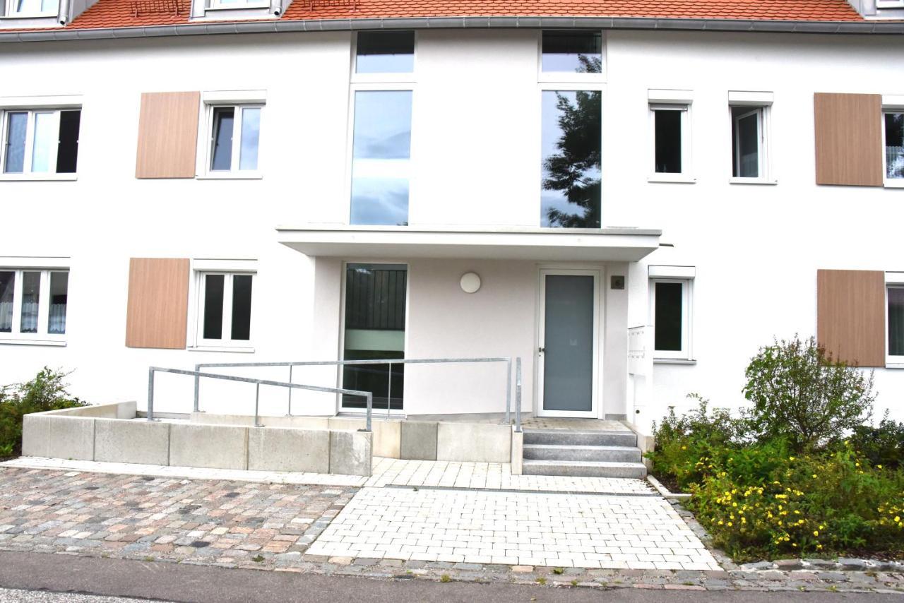Antike & Modern Deluxe 2 Mit Terrasse Lägenhet Leipheim Exteriör bild
